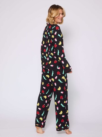 Loungeable Pajama 'New York' in Black