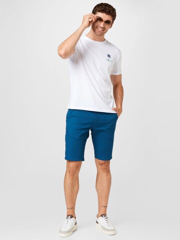 Coupe slim Pantalon chino s.Oliver en bleu