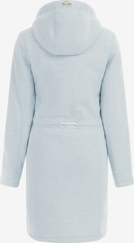 Schmuddelwedda Fleece jas 'Kawai' in Blauw