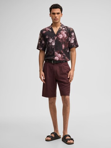 STRELLSON Regular Trousers 'Luz' in Red