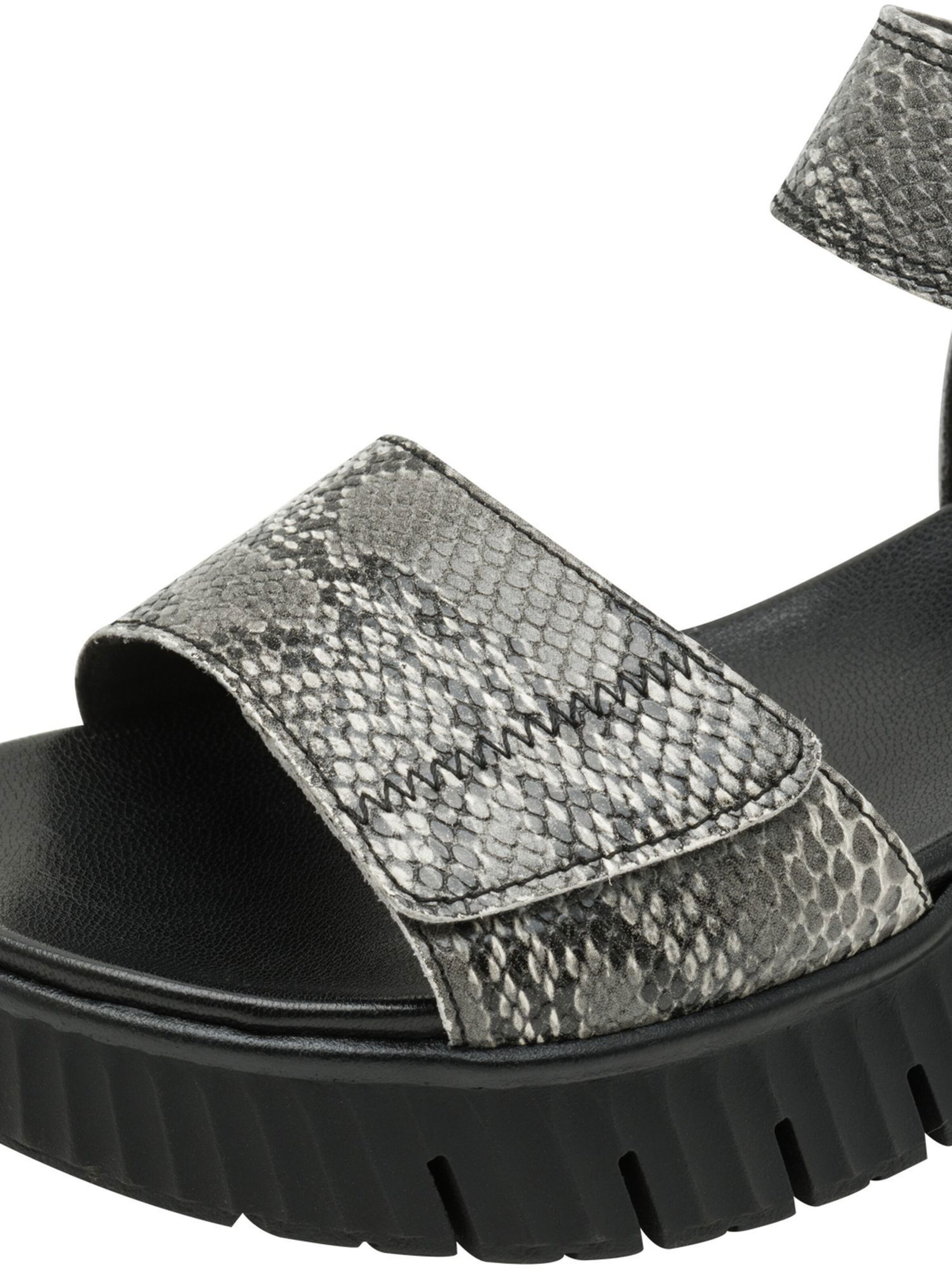 Tamaris Wide Fit Sandals in Grey