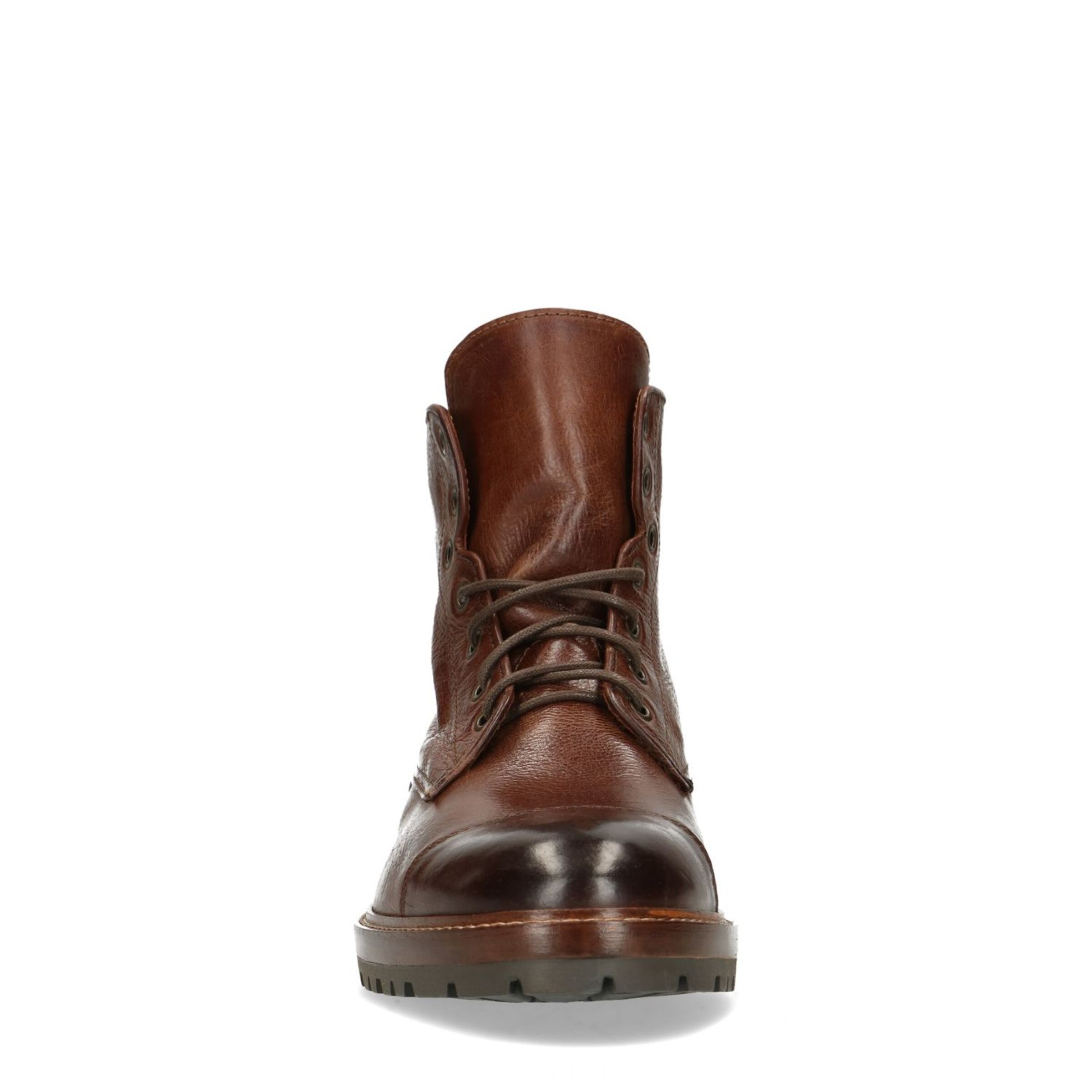 MANFIELD Lace-Up Boots in Brown