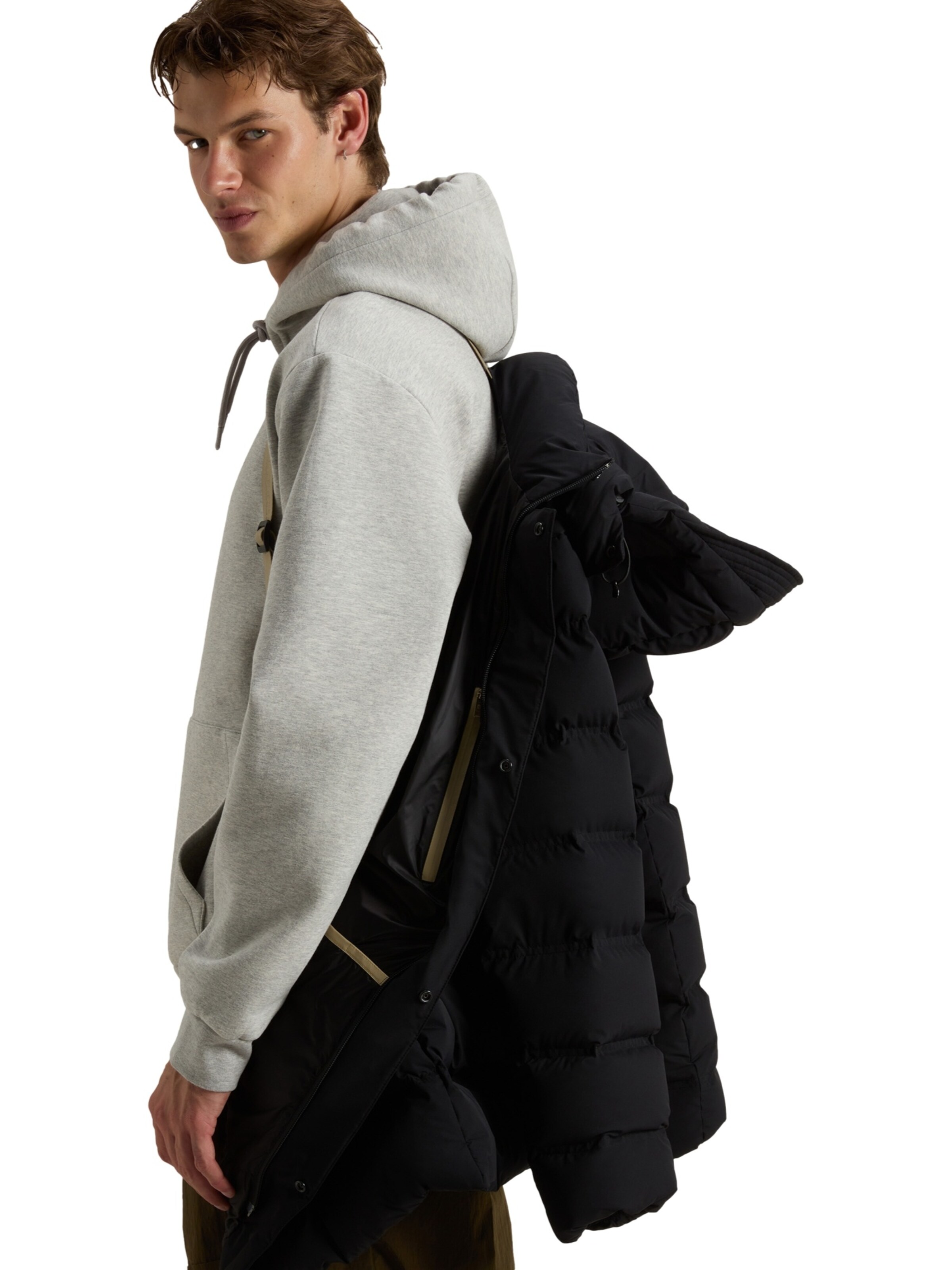 Woolrich Mantel in Schwarz