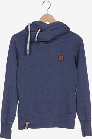 naketano Sweatshirt & Zip-Up Hoodie in S in Blue: front