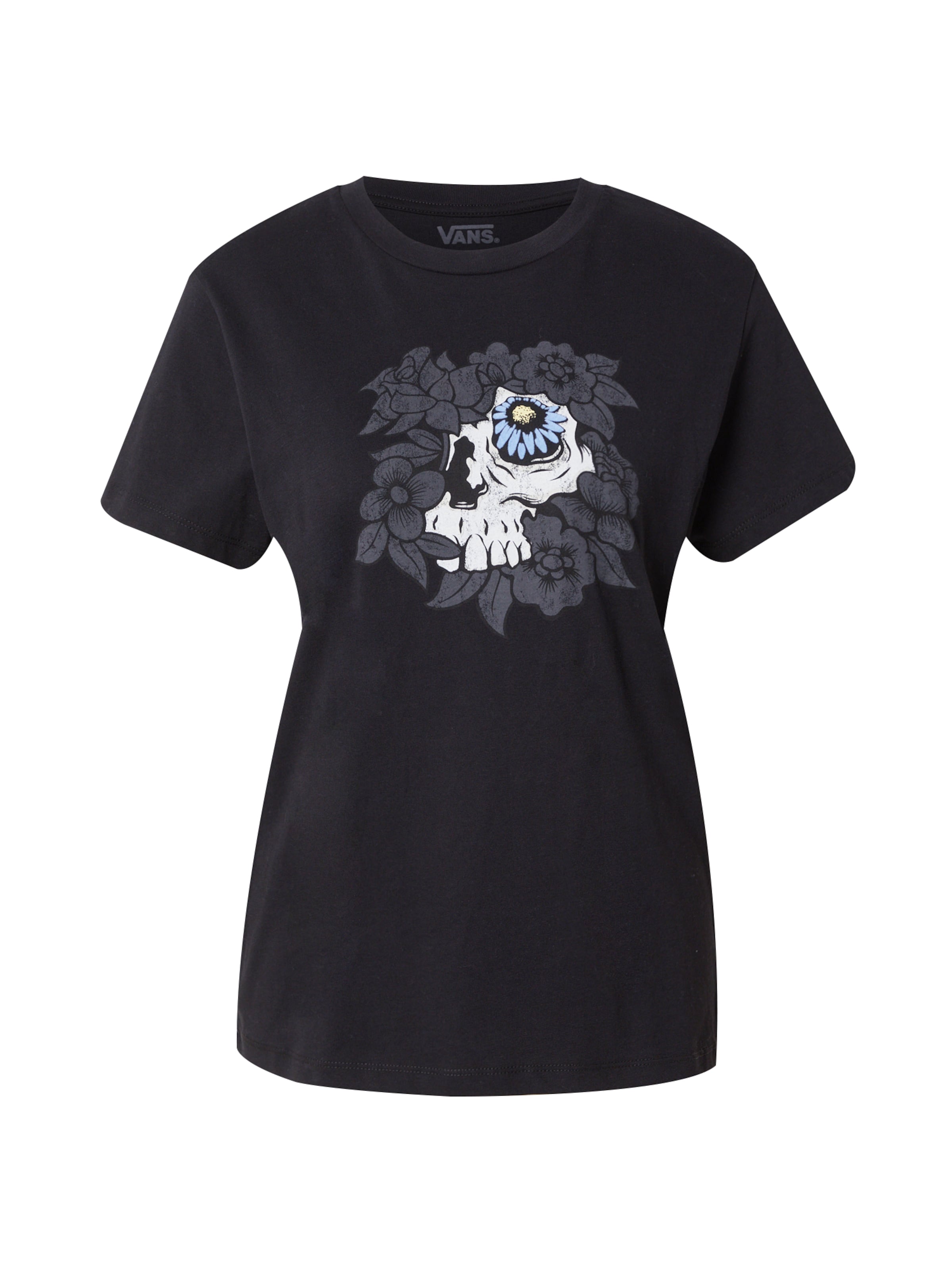 VANS Тениска 'DAISY EYED' в черно: отпред