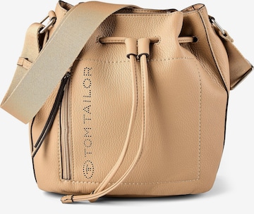 Borsa a tracolla 'Analisa' di TOM TAILOR in marrone: frontale