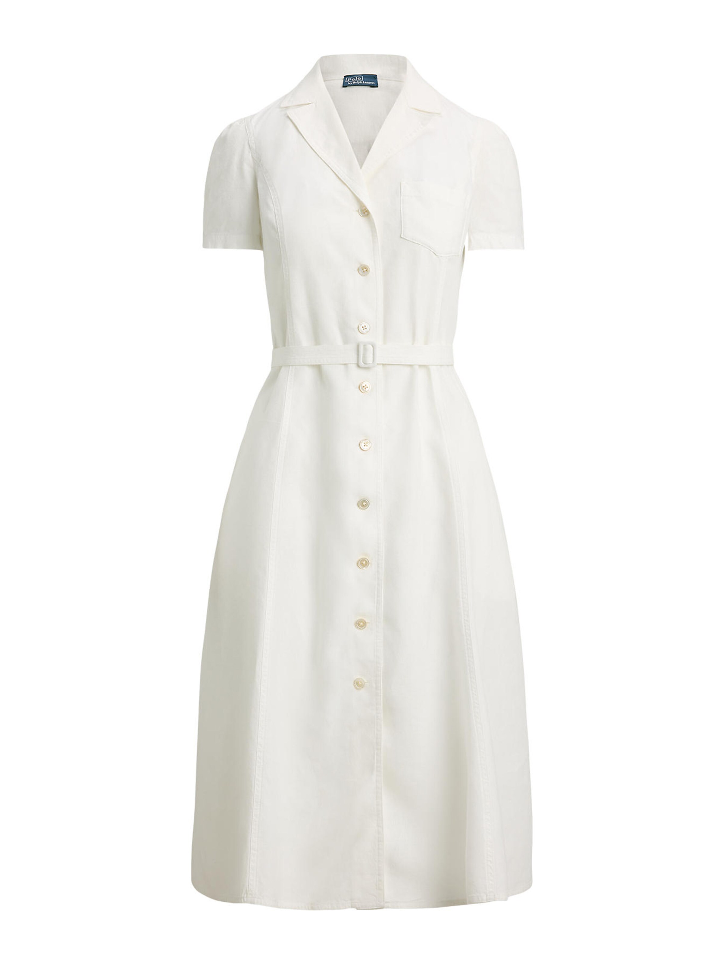 Polo Ralph Lauren Kleit, värv valge: eest vaates