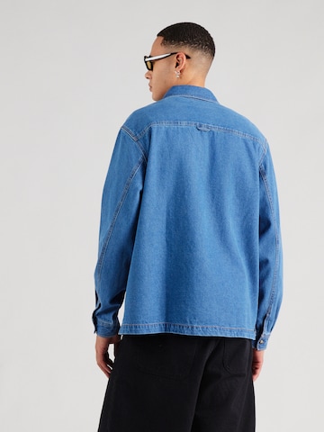 TOPMAN Regular fit Button Up Shirt in Blue