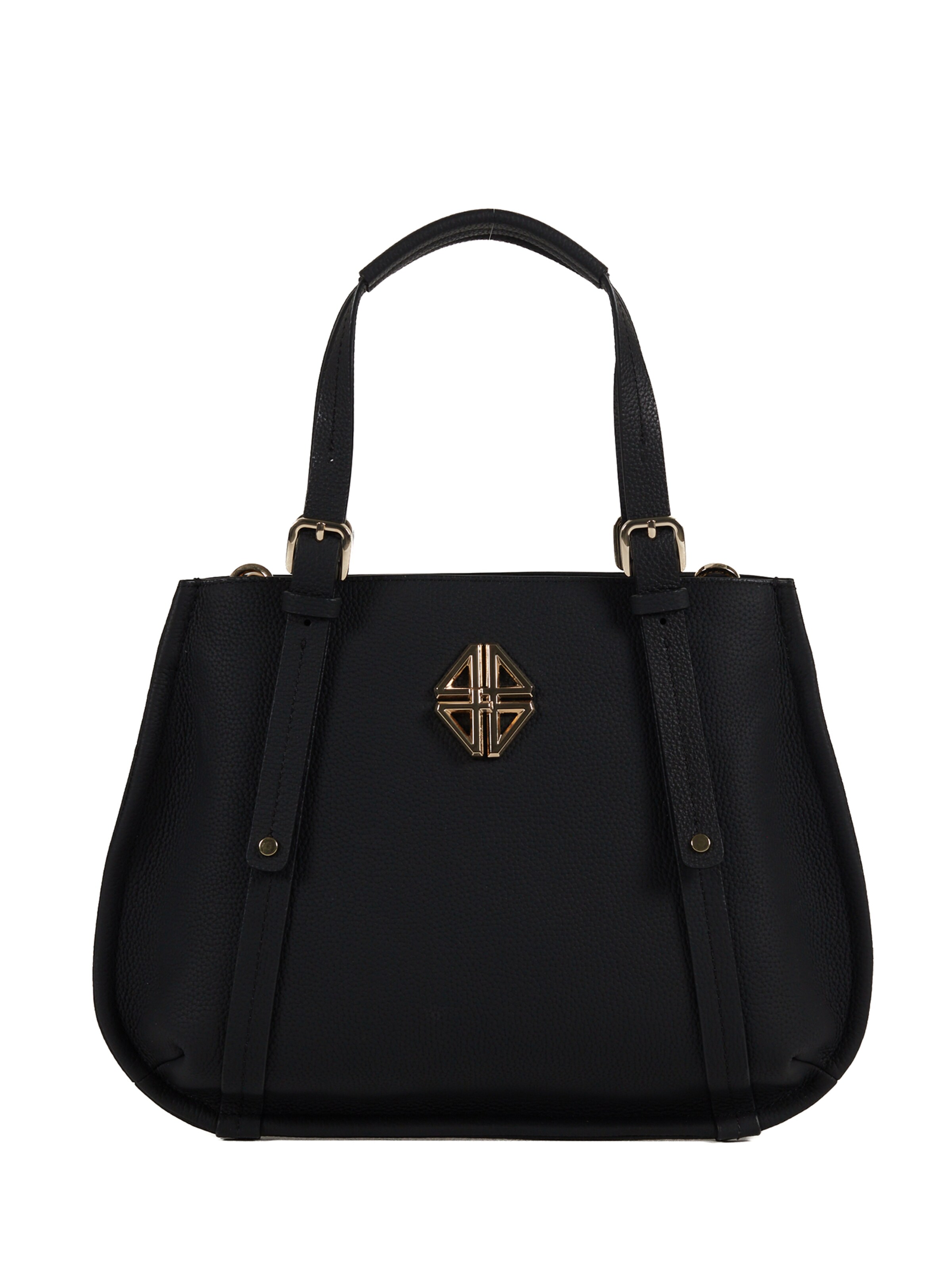 Borsa a mano di 4US PACIOTTI in nero: frontale