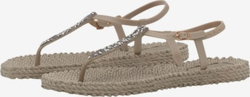 ILSE JACOBSEN Teenslipper 'Cheerful' in Grijs: voorkant