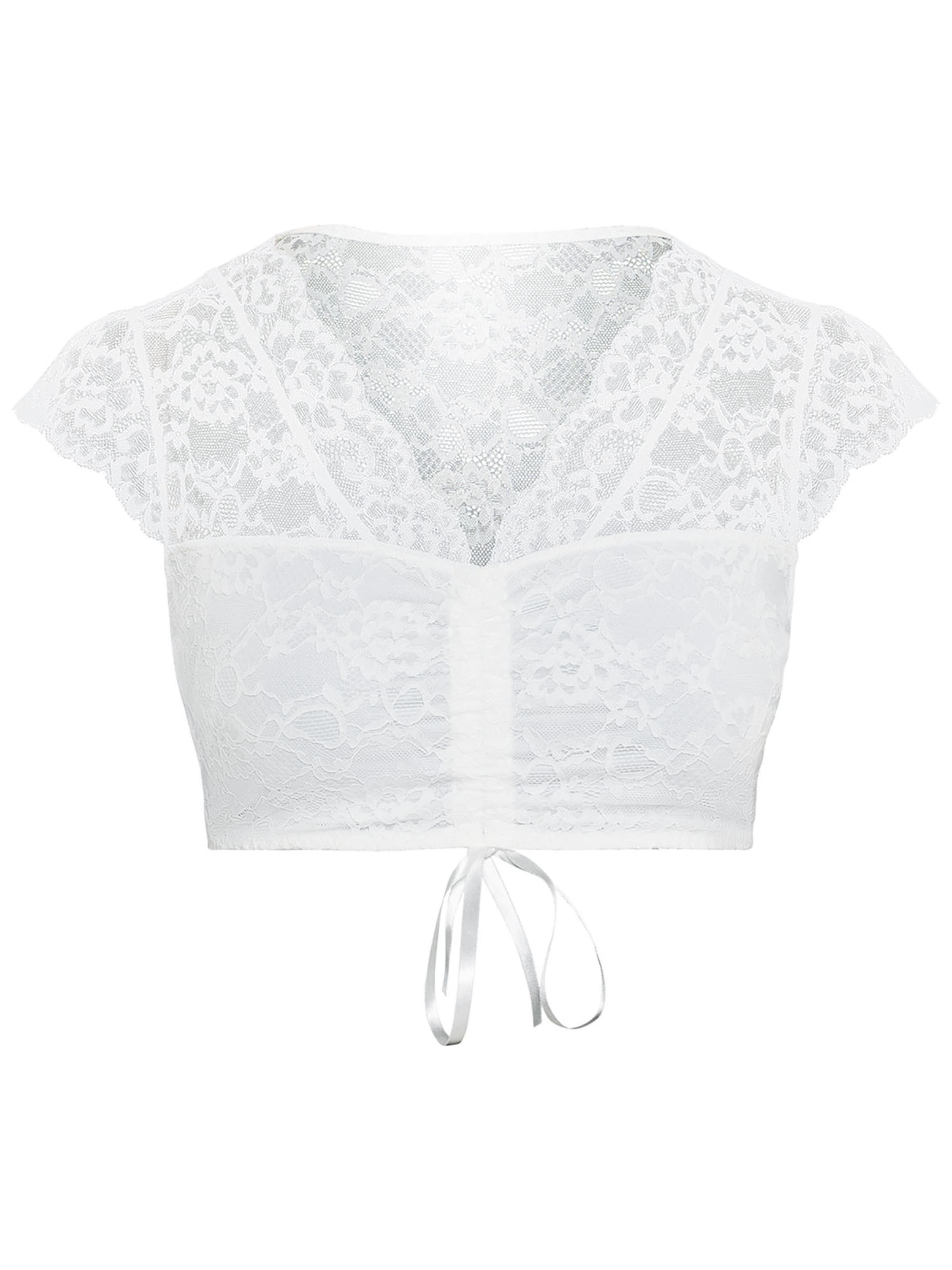 SUSA Trachtenbluse 'Wiesn-Zauber'‌‌‌‌‌‌ in Beige: Vorderseite