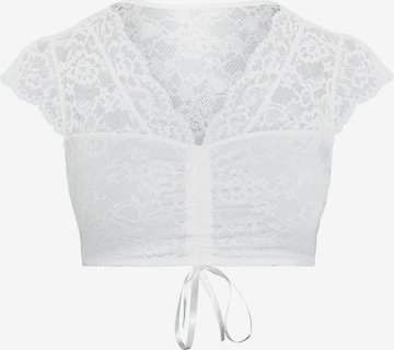 SUSA Trachtenbluse 'Zauber' in Beige: Vorderseite