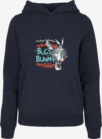 Felpa 'Looney Tunes Vintage Bugs Bunny' di ABSOLUTE CULT in blu: frontale