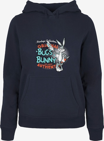 Sweat-shirt 'Looney Tunes Vintage Bugs Bunny' ABSOLUTE CULT en bleu : devant