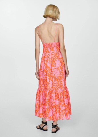 MANGO Summer Dress 'Carina' in Orange