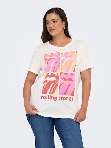 ONLY Carmakoma Shirt in White: front