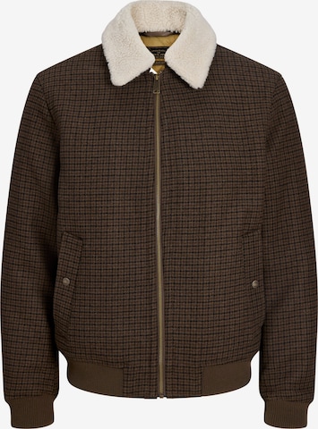 Jack & Jones Premium Between-Season Jacket 'JPRBLUMelvin' in Brown: front