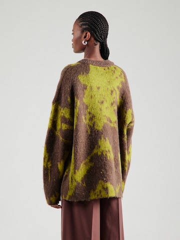 Pull-over oversize 'KATRINA' TOPSHOP en vert