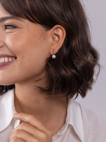 Boucles d'oreilles 'Pure Pearl' PURELEI en argent : devant