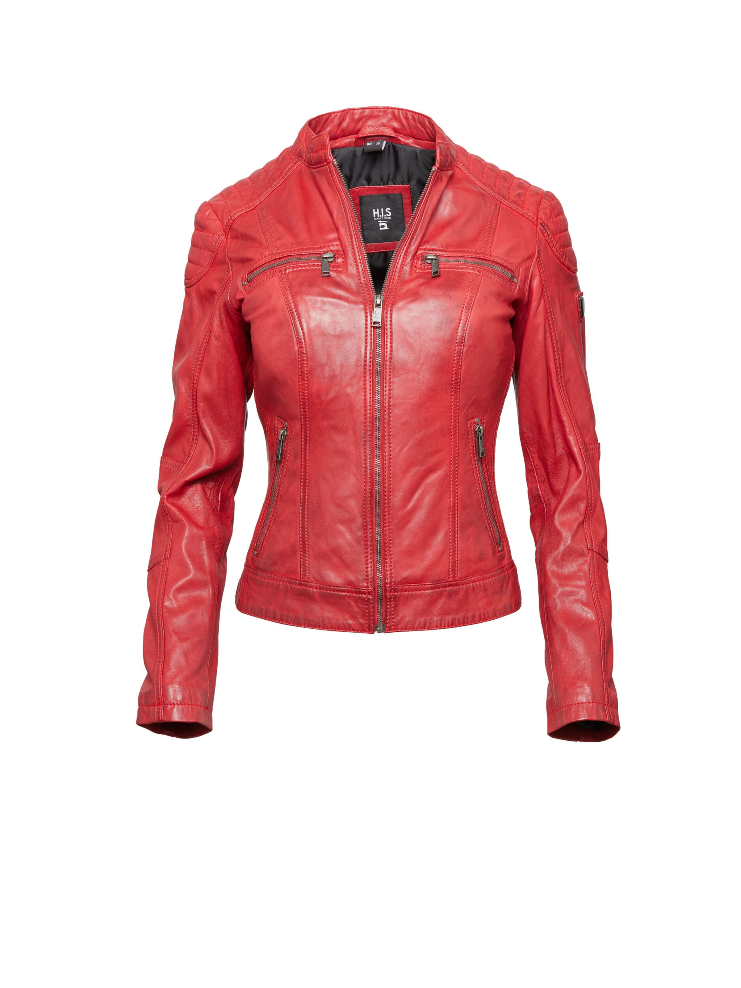 H.I.S Between-Season Jacket 'Salina' in Red: front