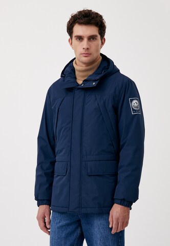Finn Flare Tussenjas in Blauw: voorkant