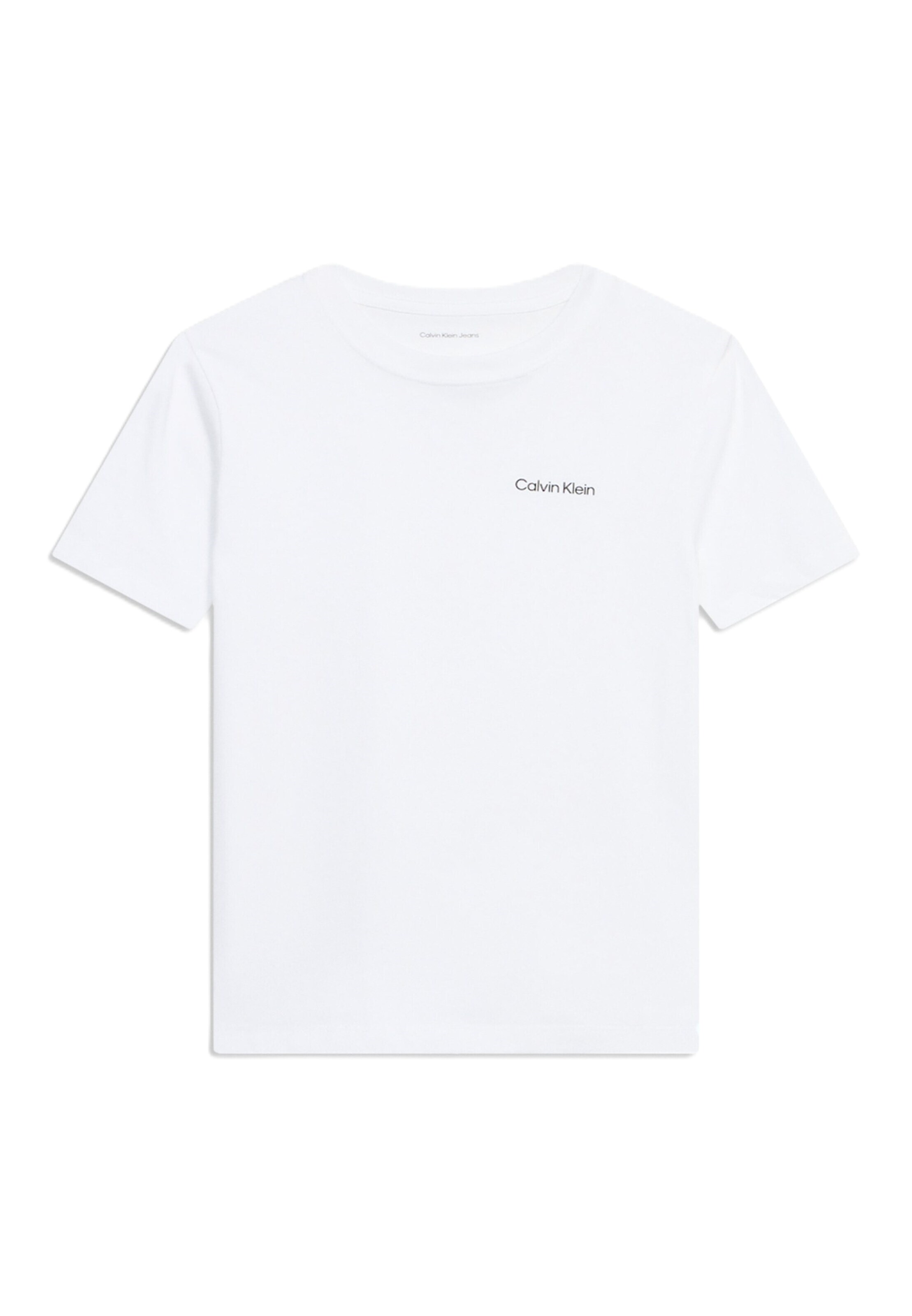 Calvin Klein Jeans Тениска в бяло: отпред