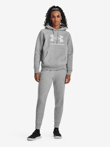 Sweat de sport 'Rival' UNDER ARMOUR en gris