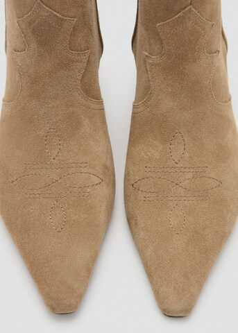 MANGO Stiefelette lu in Beige