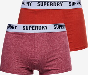 Superdry Boxeralsók - piros: elől