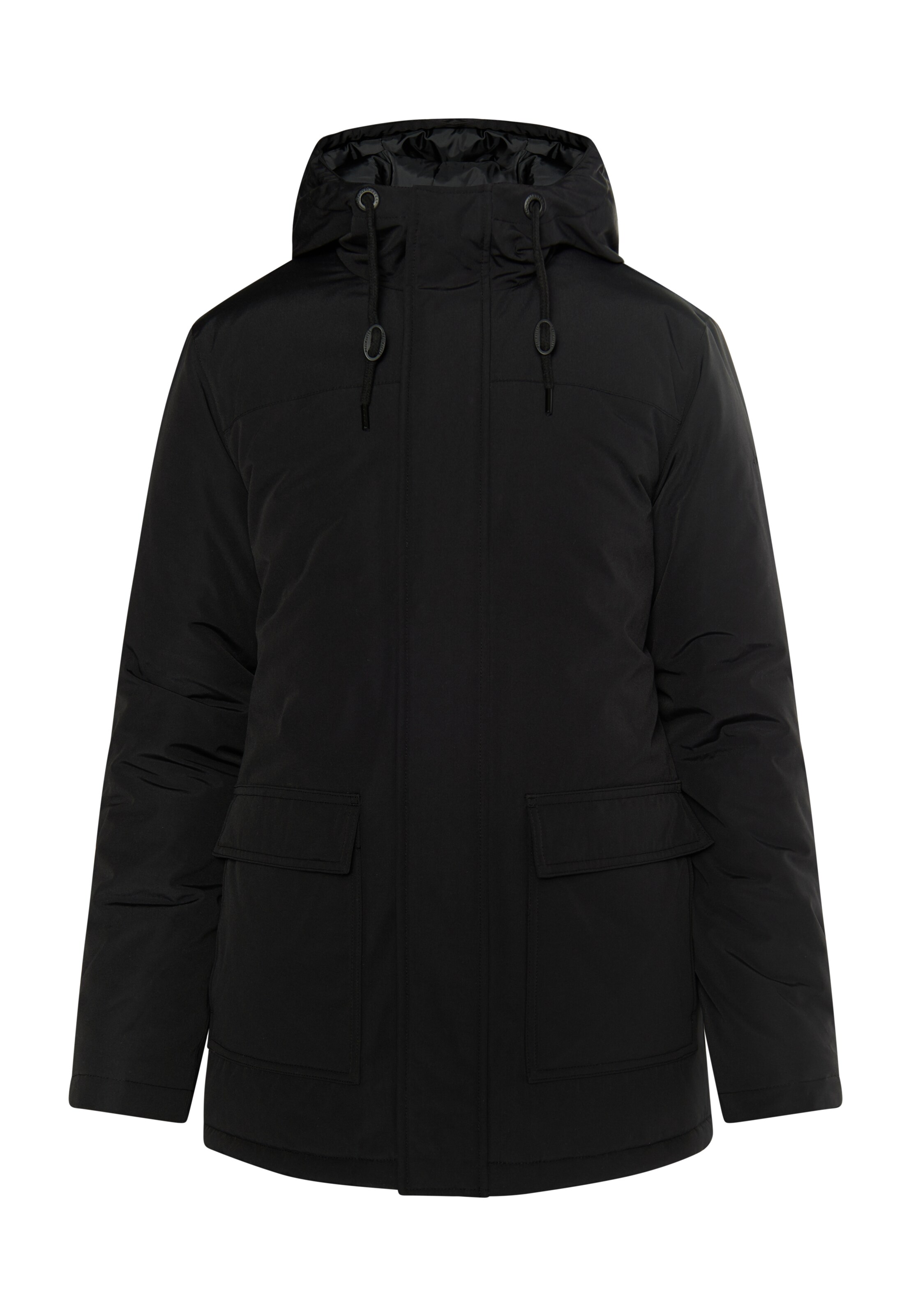DreiMaster Klassik Winterjacke in Schwarz: Vorderseite