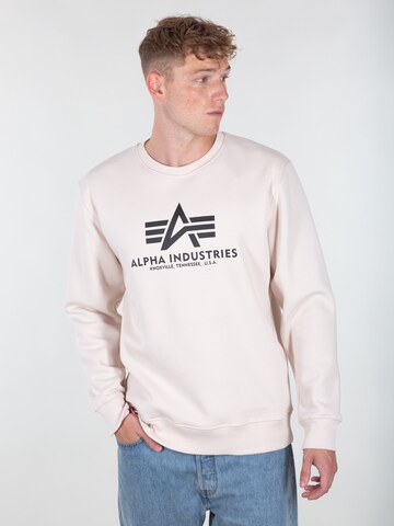 ALPHA INDUSTRIES - Sweatshirt em bege