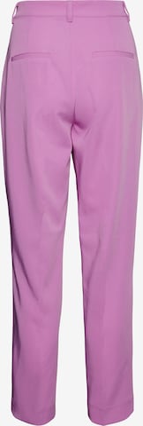 VERO MODA Loose fit Pleat-Front Pants 'Camille' in Purple