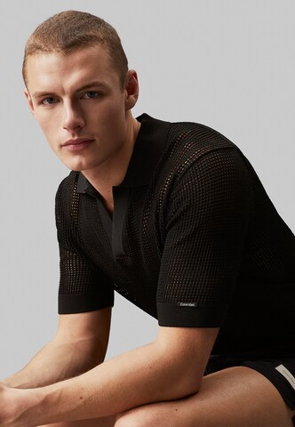 Calvin Klein Swimwear Pullover in Schwarz