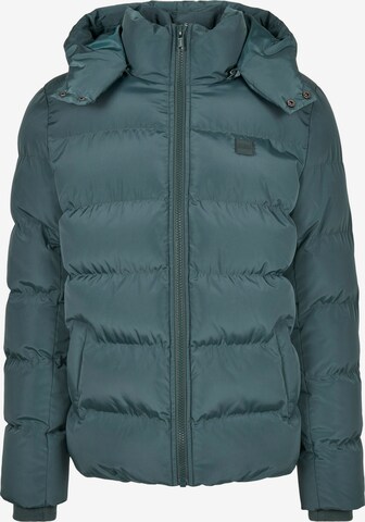 Urban Classics Winter Jacket in Green: front