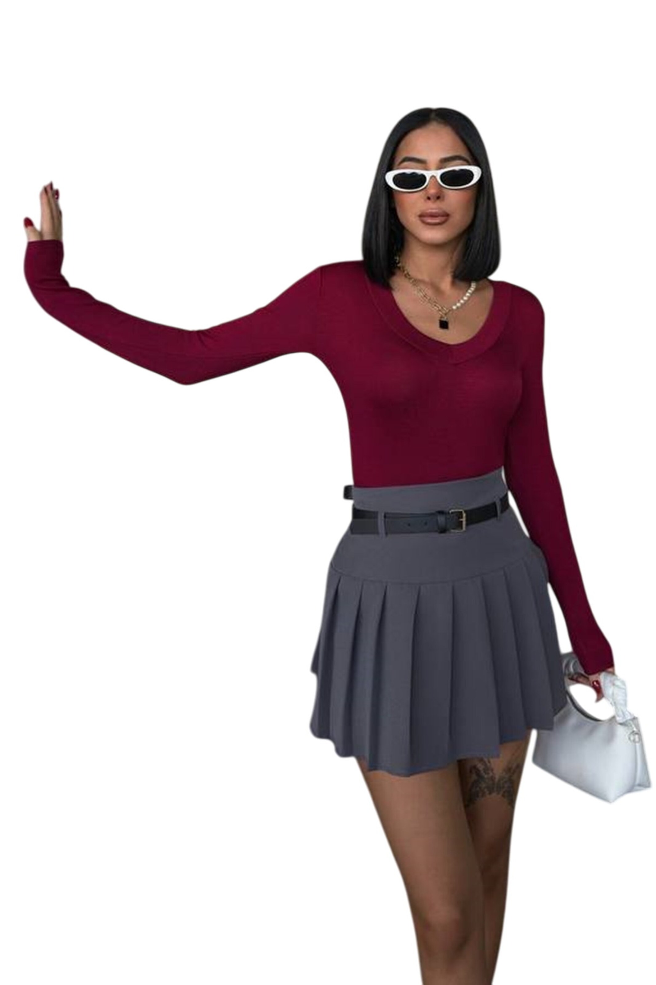 WOMAN VISION Bluse in Rot