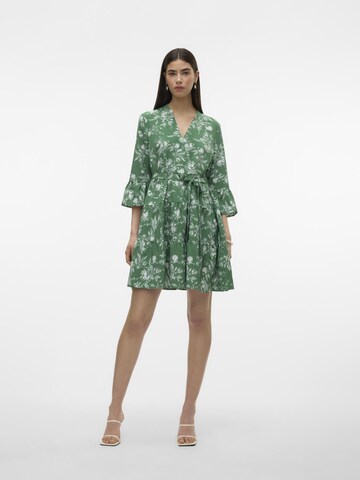 VERO MODA Shirt dress 'ZERA' in Green