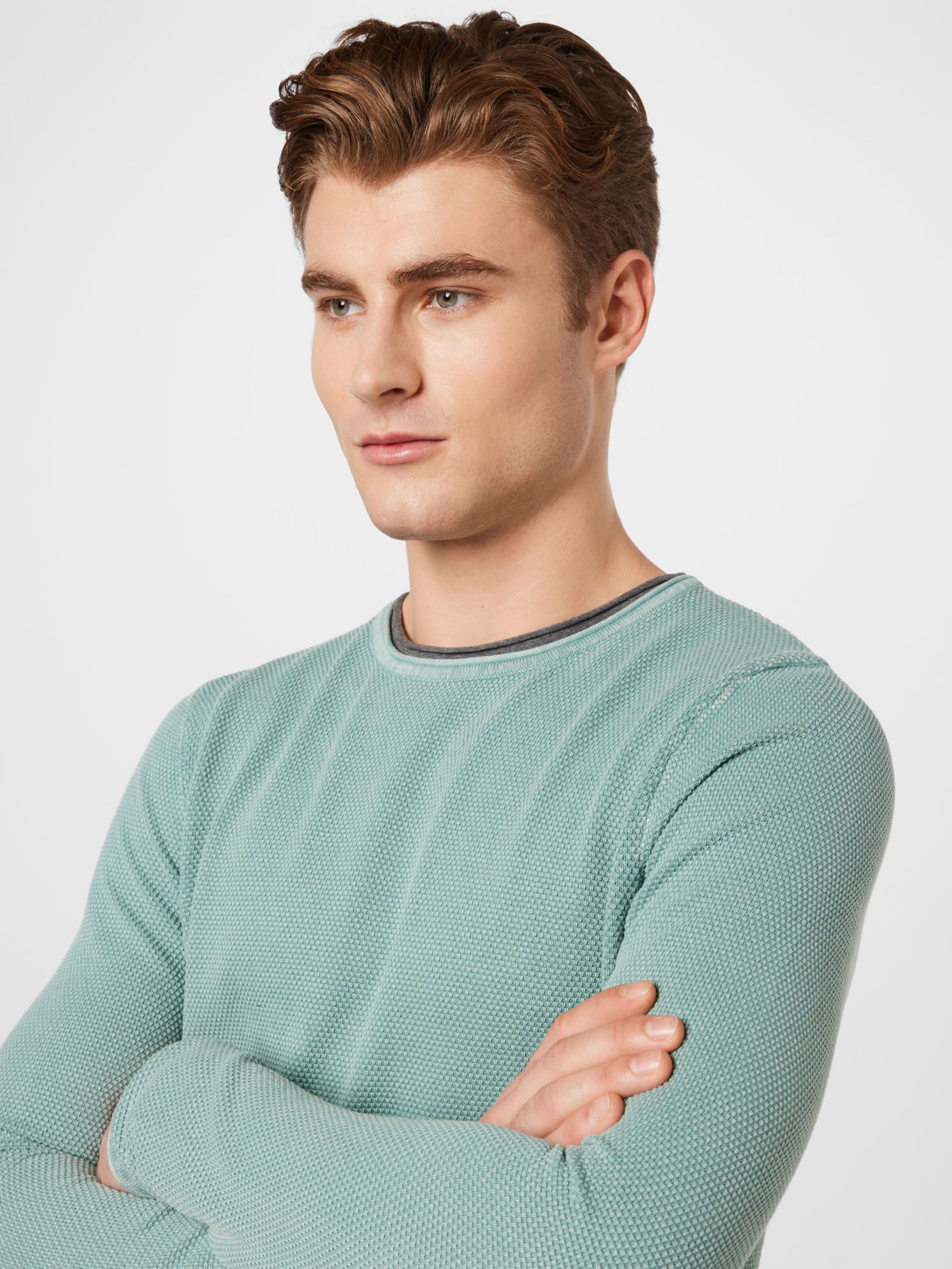 Männer Pullover & Strick QS by s.Oliver Pullover in Hellblau - TN72117 Männer Pullover & Strick QS by s.Oliver Pullover in Hellblau - TN72117