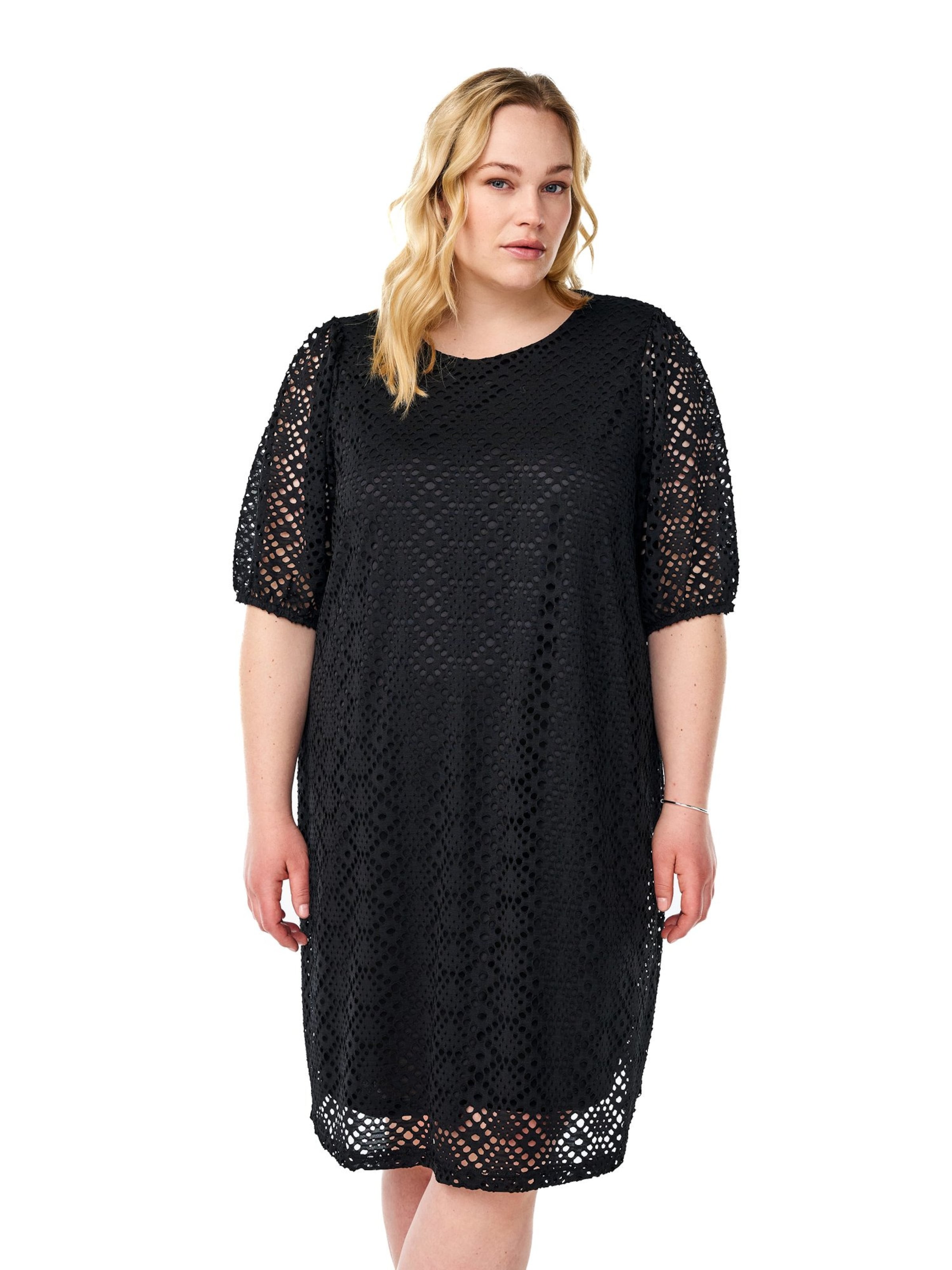 Zizzi Obleka 'Vkaja' | črna barva