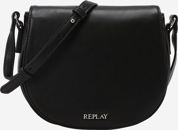 REPLAY Crossbody Bag in Black: front