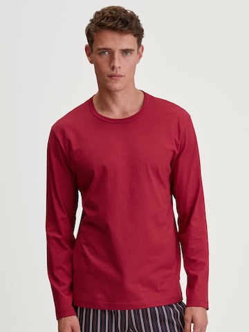 CALIDA Shirt 'RMX Sleep Leisure' in Rood