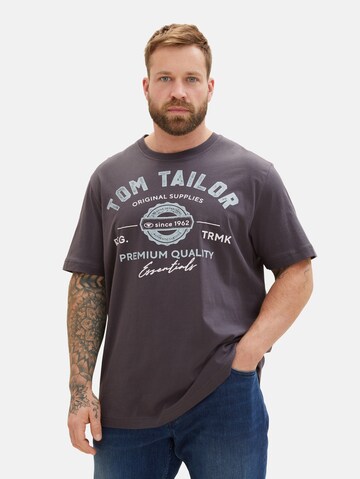 pilka TOM TAILOR Men + Marškinėliai