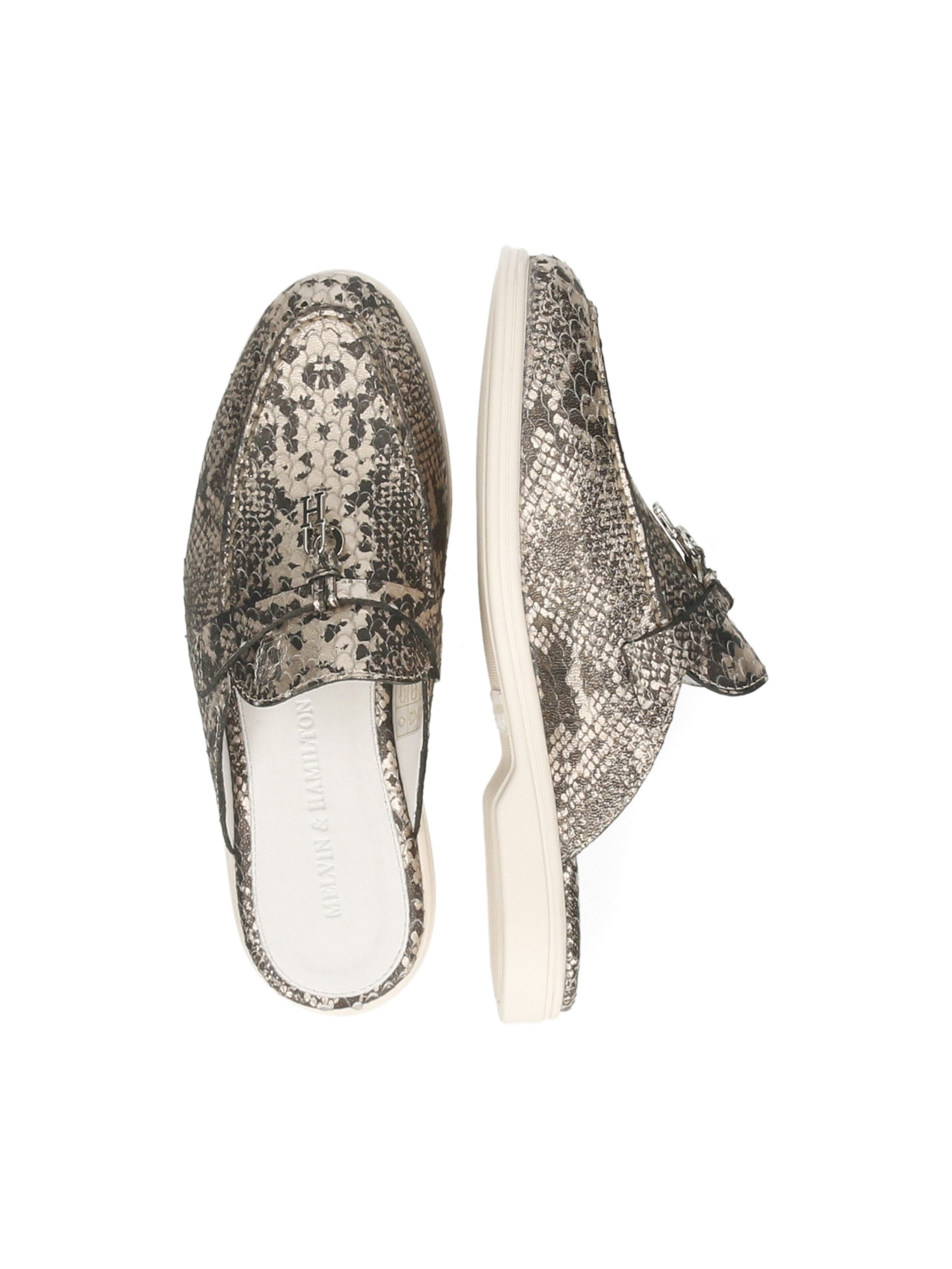 MELVIN & HAMILTON Mules 'Adley 15' in Silver