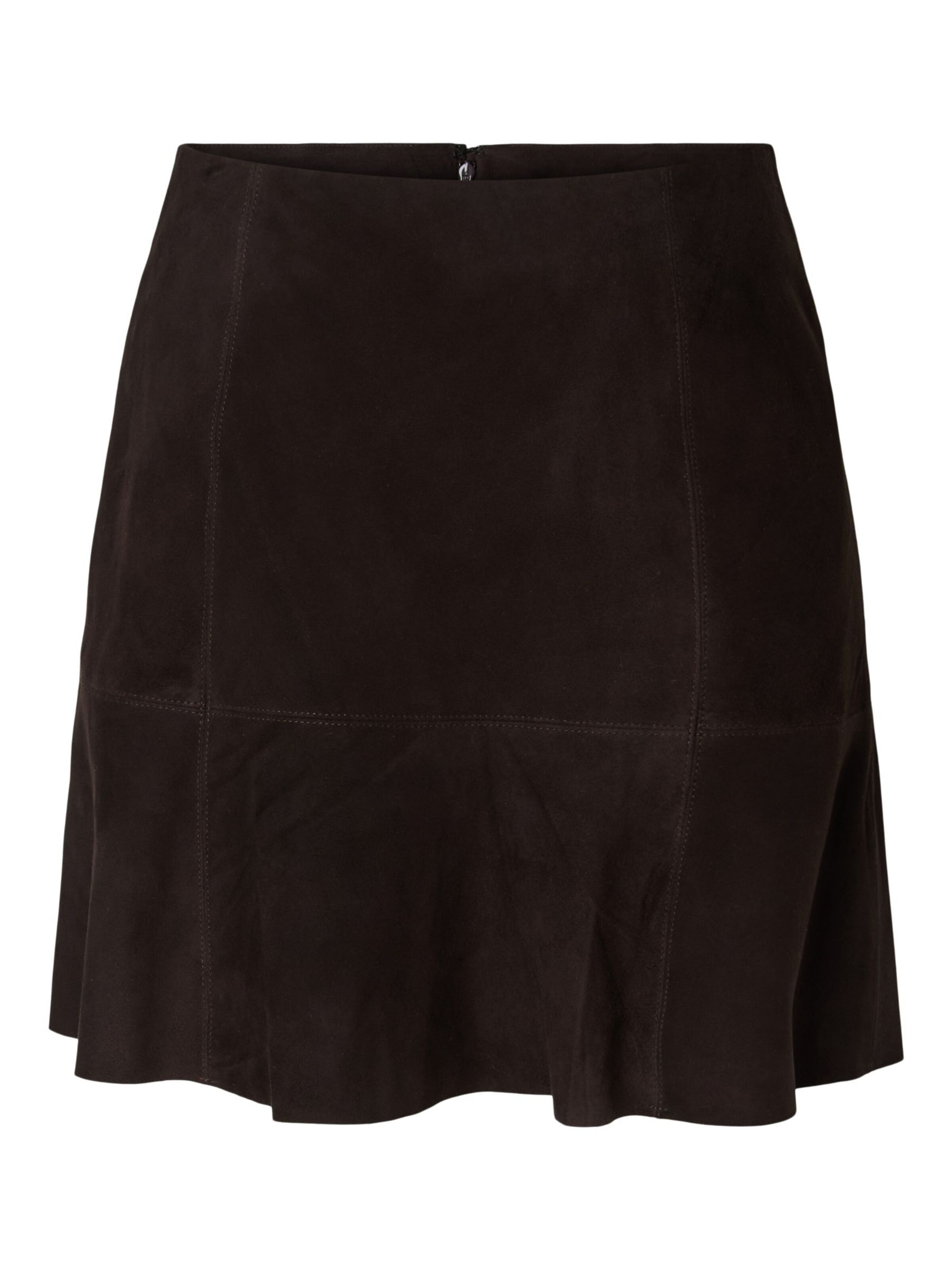 YAS Jupe 'COLLY' en 38 en marron, Vue avec produit