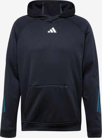 ADIDAS PERFORMANCE - Camiseta deportiva 'Train' en negro: frente