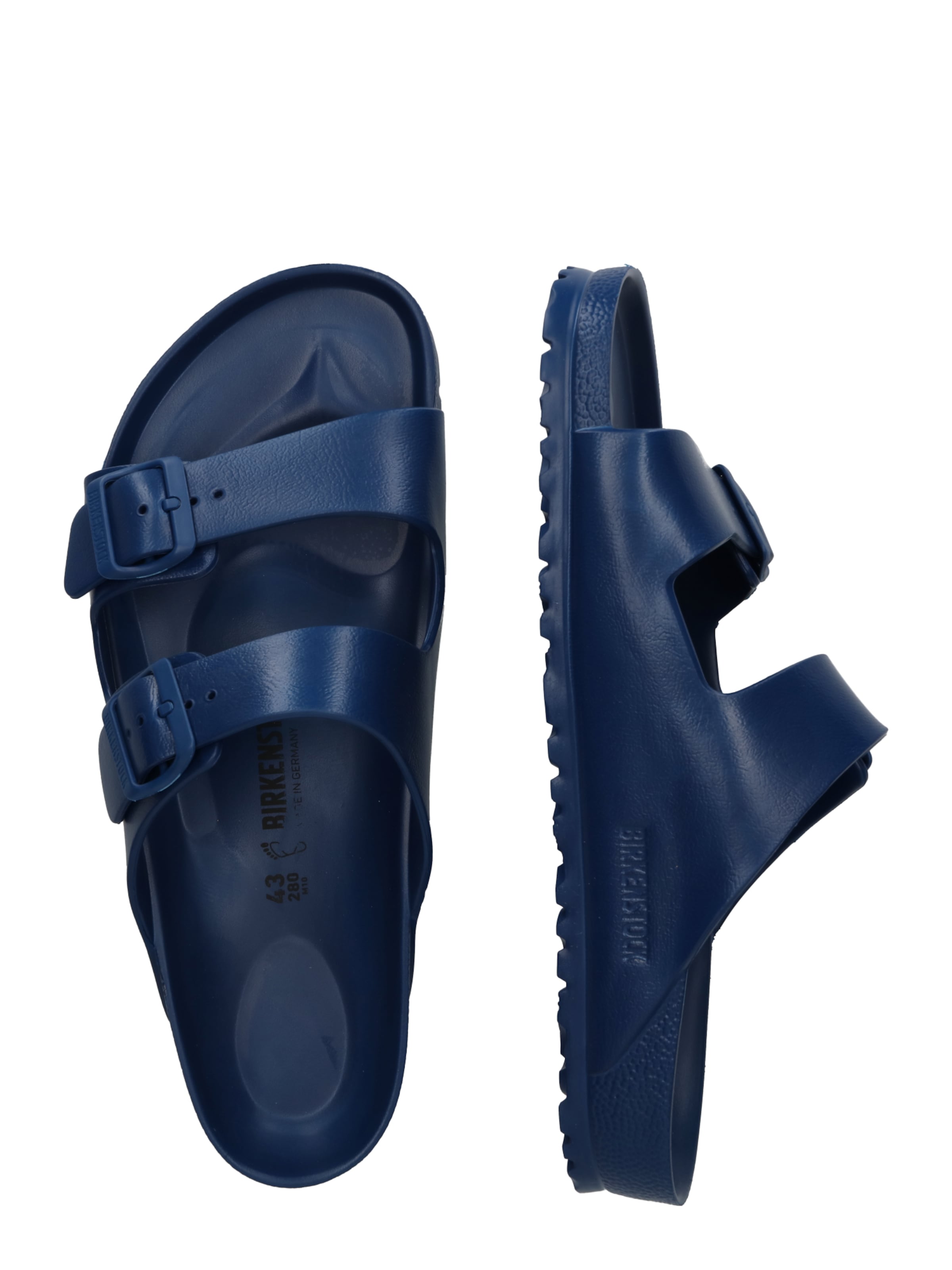 BIRKENSTOCK Pantolette 'Arizona' in Blau