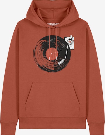 Sweat-shirt Watapparel en marron : devant