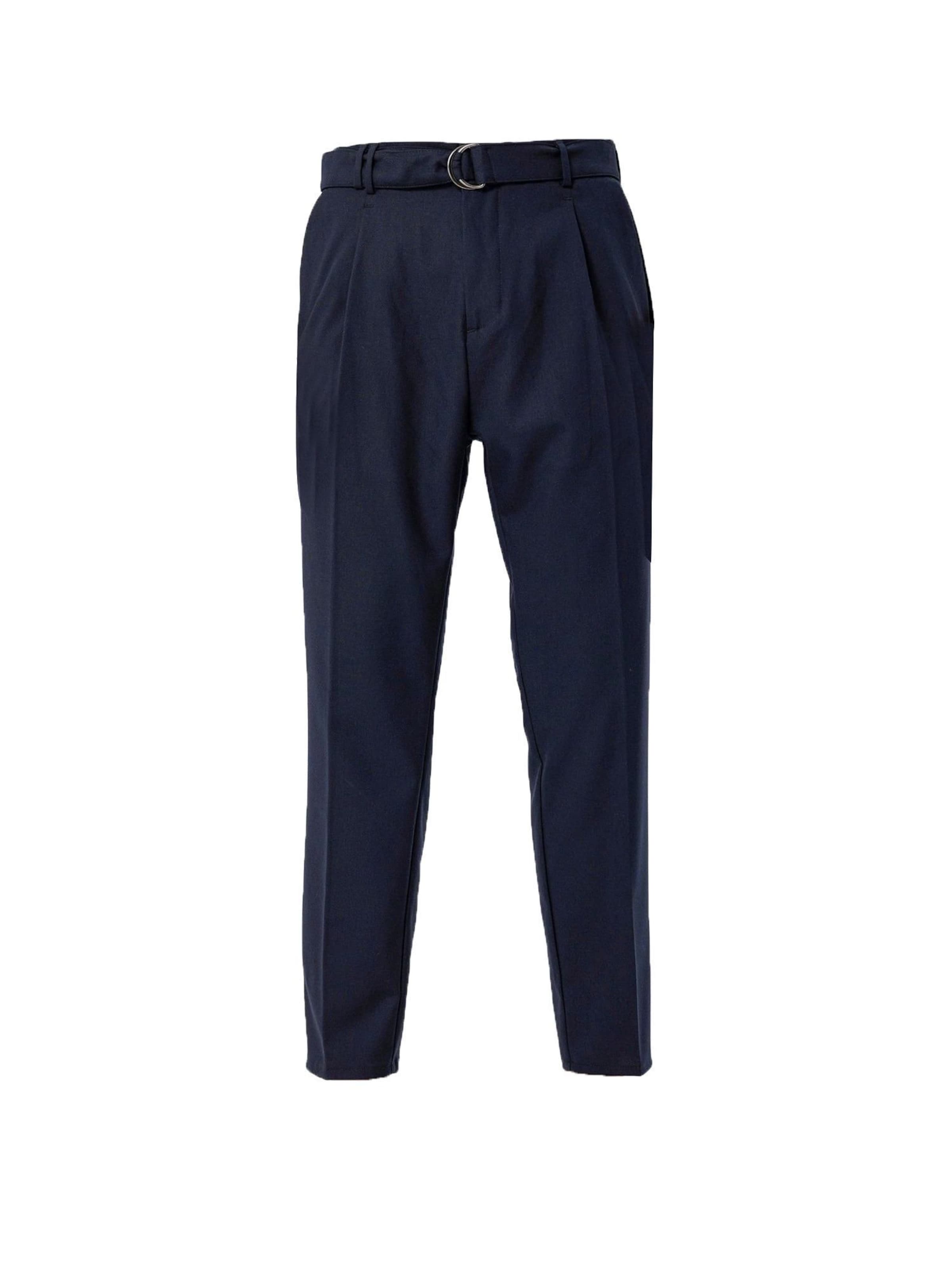 Antioch Слим Брюки со складками в Синий: спереди