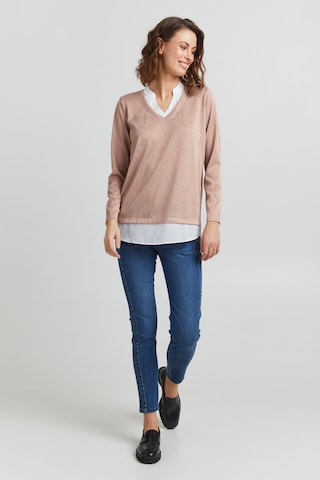 Fransa Pullover in Pink