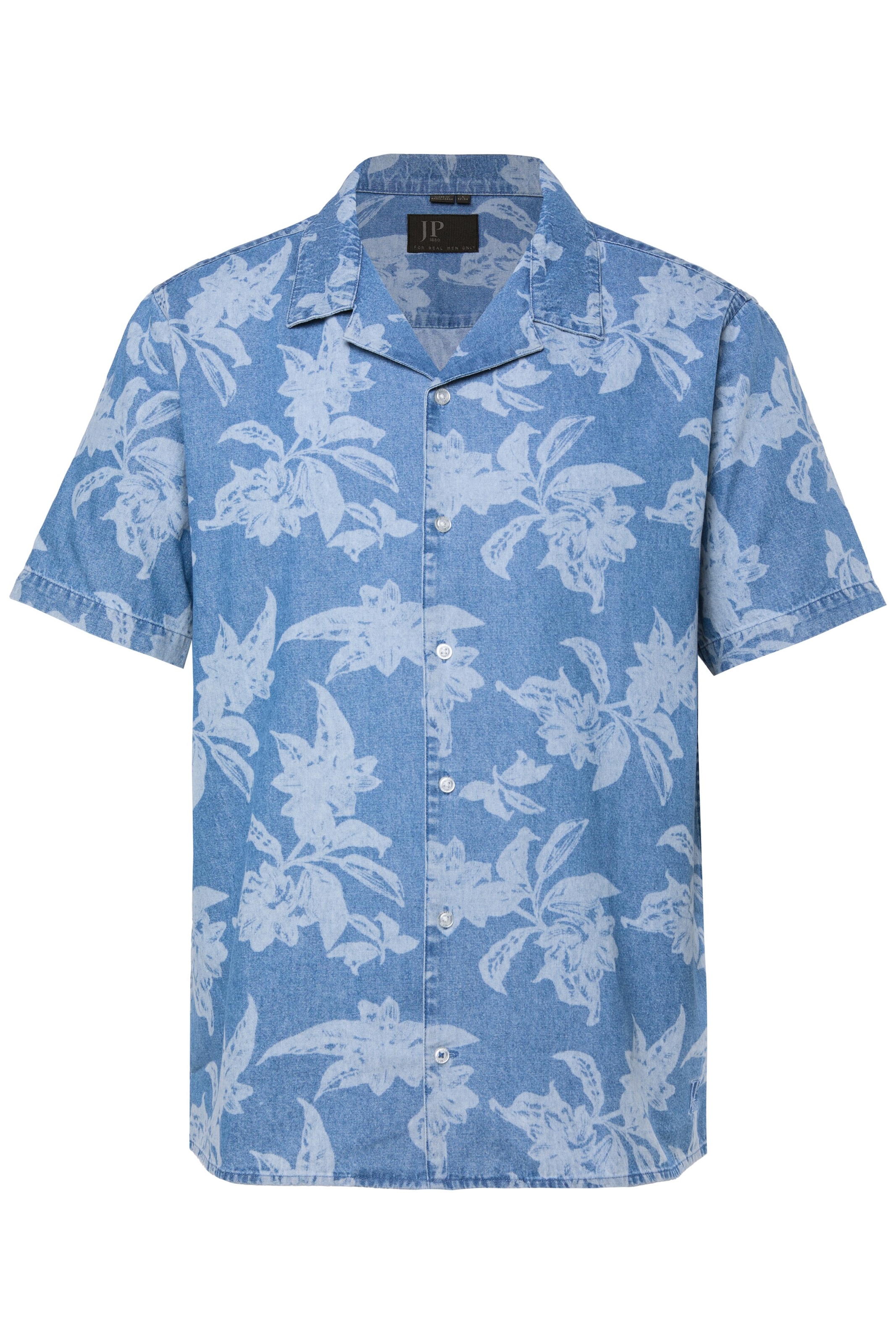 JP1880 Regular Fit Hemd in Blau: Vorderseite