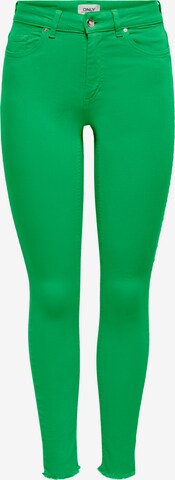 ONLY Skinny Jeans 'BLUSH' in Green: front